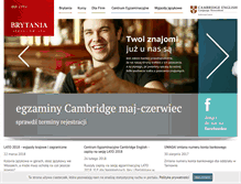Tablet Screenshot of brytania.com.pl